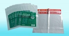 BOPP header plastic resealable bags 