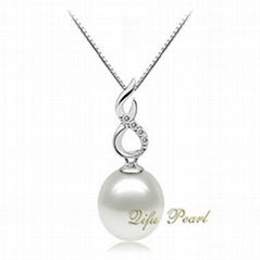 925 silver freshwater pearl pendant