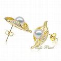 18K Fashion Akoya Pearl Earring 3