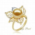 Flower Charming Southsea Pearl Ring