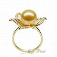 Flower Charming Southsea Pearl Ring 2