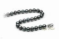 7.5-8mm Black Akoya Pearl Necklace  2