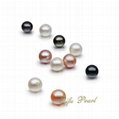5.5-6mm AA Round Half-drill Freshwater Loose Pearl   1