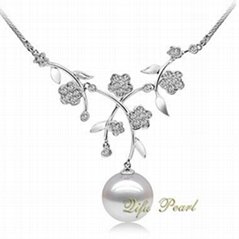 925 Silver Freshwater Pearl Necklace