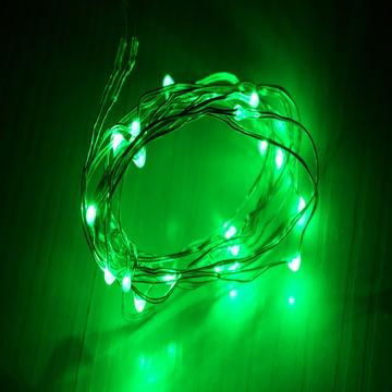 green EL silver wire string light 