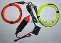 EL Wire, Neon WIre+12V DC Inverter + 5 Meter EL Wire manufacture 6