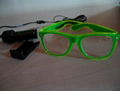 EL flash sunglasses EL glasses EL wire glasses hot sell 3