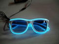 EL flash sunglasses EL glasses EL wire glasses hot sell 5