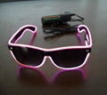 EL flash sunglasses EL glasses EL wire glasses hot sell 14