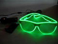 EL flash sunglasses EL glasses EL wire glasses hot sell 18