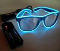 EL flash sunglasses EL glasses EL wire glasses hot sell 19