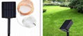 solar led copper string light DC12V waterproof silver string light 15