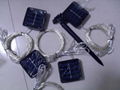 solar led copper string light DC12V waterproof silver string light 19