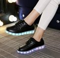 发光灯鞋七彩发光鞋荧光鞋LED鞋跑步鞋USB充电灯光鞋 16