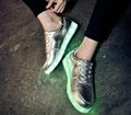 发光灯鞋七彩发光鞋荧光鞋LED鞋跑步鞋USB充电灯光鞋 17