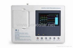 SE-3B Digital Three Channel Color  Screen ECG Machine