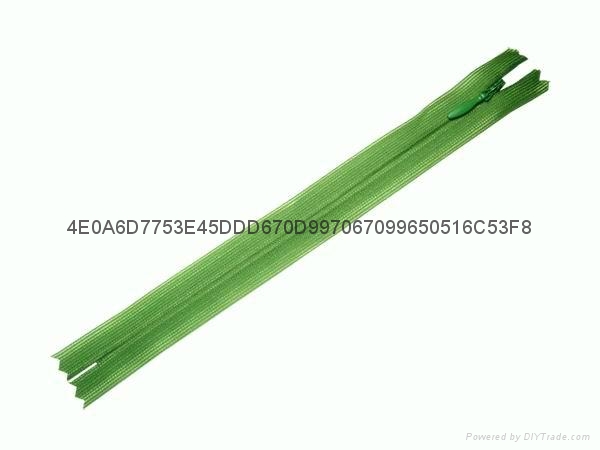 上海YKK3號尼龍隱形拉鍊ykk正品