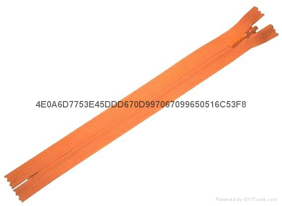 上海YKK3號尼龍隱形拉鍊ykk正品 2