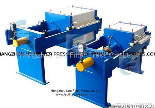 Leo Filter Press Mid Size 630mm Plate Manual Hydraulic Filter Presses