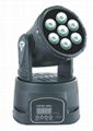 MINI LED MOVING HEAD WASH 7X8W RGBW QUAD LEDs 2