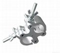 Clamp for stage use Aluminum, Hook, coupler