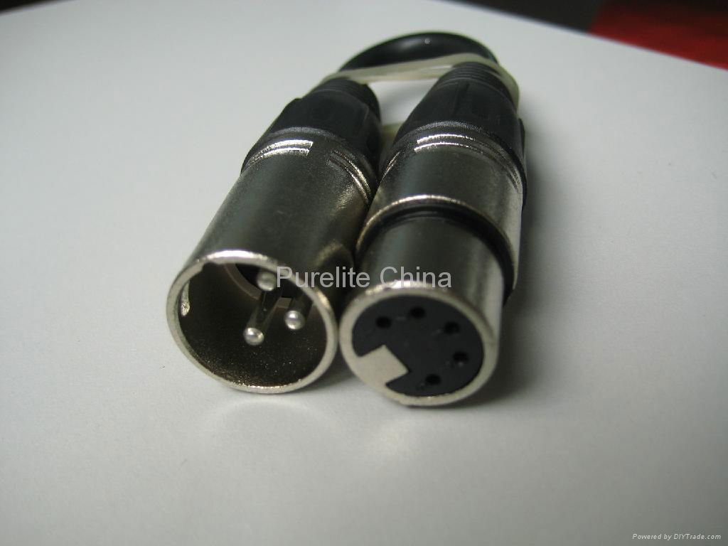 DMX Cable 3pin to 5pin 2
