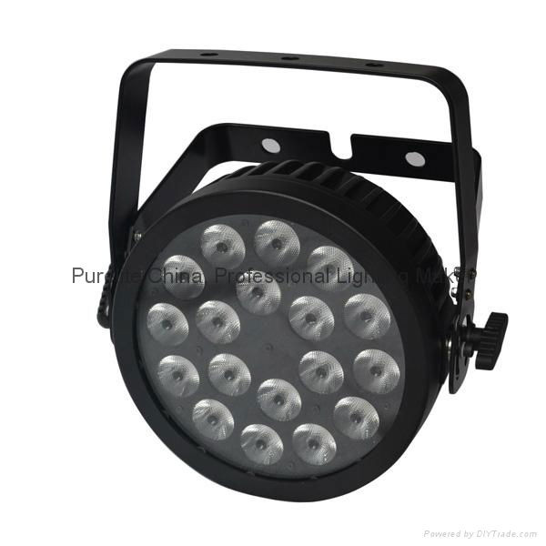 CE approved POWERCON 18x12W RGBWA UV LED Par Stage Light 3