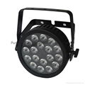 CE approved POWERCON 18x12W RGBWA UV LED Par Stage Light 3