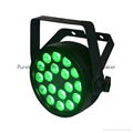 CE approved POWERCON 18x12W RGBWA UV LED Par Stage Light 5