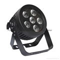 6X12W RGBWA UV Hex LED Slim PAR CAN With POWERCON wash Stage Light 3