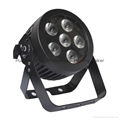 6X12W RGBWA UV Hex LED Slim PAR CAN With POWERCON wash Stage Light
