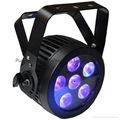 6X12W RGBWA UV Hex LED Slim PAR CAN With POWERCON wash Stage Light