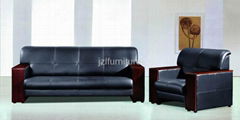 leather sofa