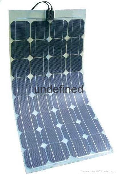 Monocrystalline Flexible Solar Panel for caravans golf cars boats with A grade s 2