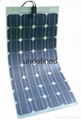 Monocrystalline Flexible Solar Panel for caravans golf cars boats with A grade s 2