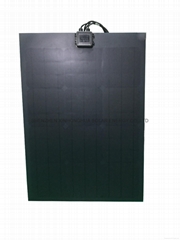 high efficiency all black flexible solar panel 100W