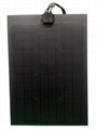 high efficiency all black flexible solar panel 100W 