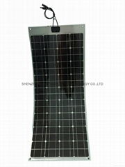 semflexible solar panel monocrystalline cell 100W factory sale directly