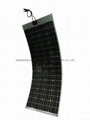 semflexible solar panel monocrystalline cell 100W factory sale directly 