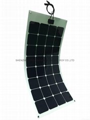 shenzhen China sunpower semiflexible solar panel 100W 