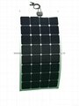 shenzhen China sunpower semiflexible solar panel 100W  2