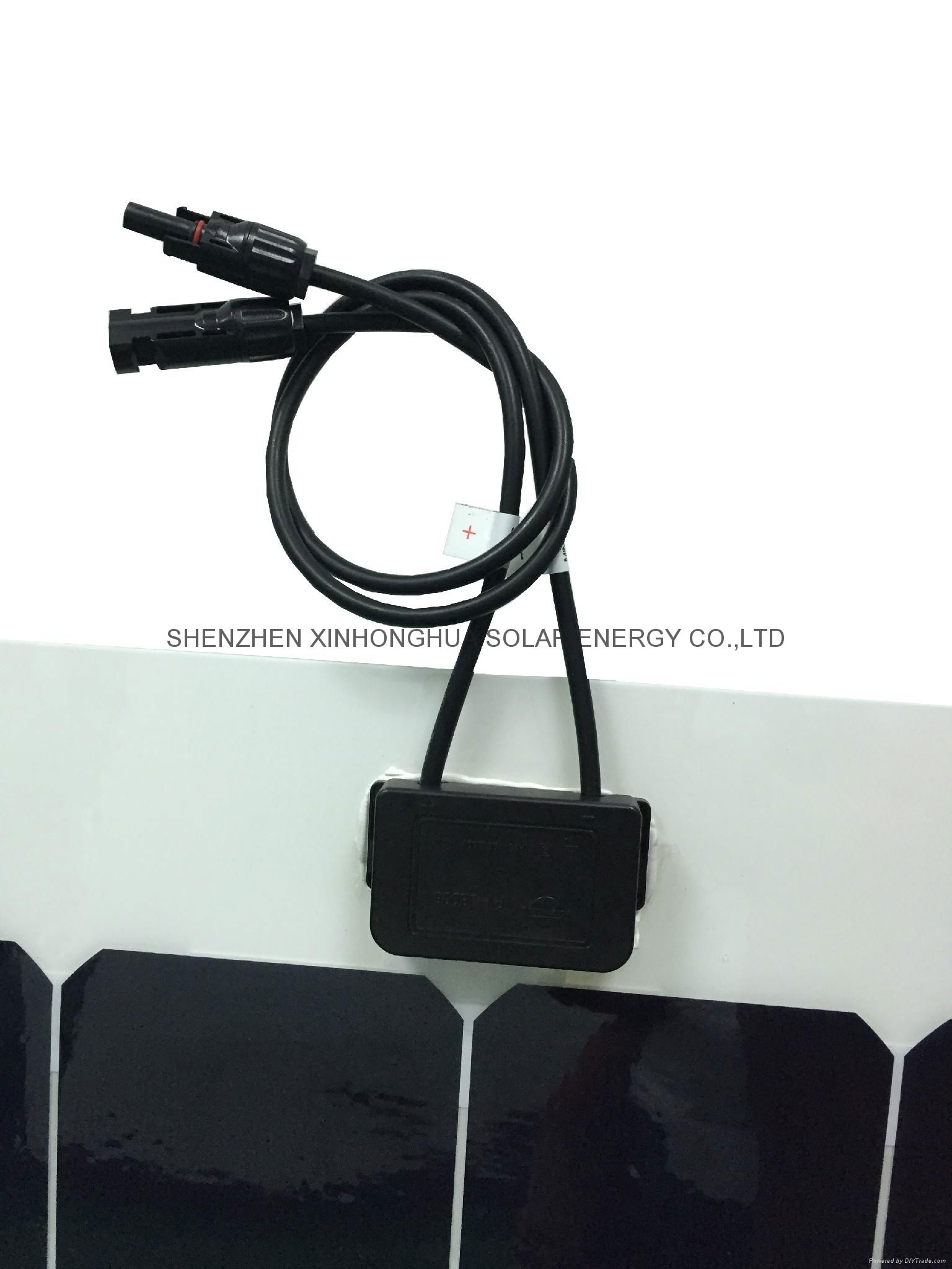 shenzhen China sunpower semiflexible solar panel 100W  4