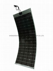 RV, Boat application 100W flexible solar panel pv module 