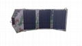 50W 60W 80W portable folding solar panel charger to charge 12V battery 