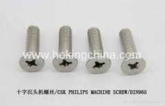 Stainless Steel Machine Screw(DIN965)