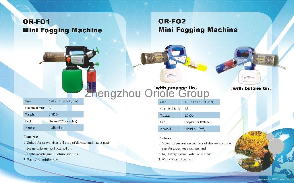 OR-F01 F02 3 Thermal fogging machine Dengue fogger Fog generator Bee Hive insect