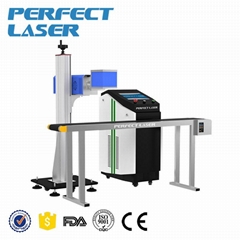 Online Flying CO2 Laser Marking Engraving Machine