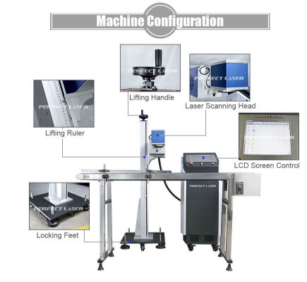 Online Flying CO2 Laser Marking Engraving Machine 2