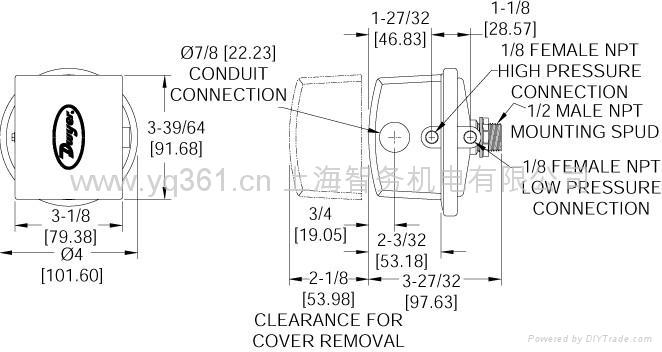 DWYER儀表1800 氣體差壓開關 3