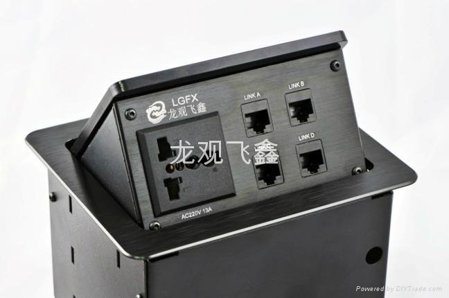 龙鑫ZH100-2桌面插座 3